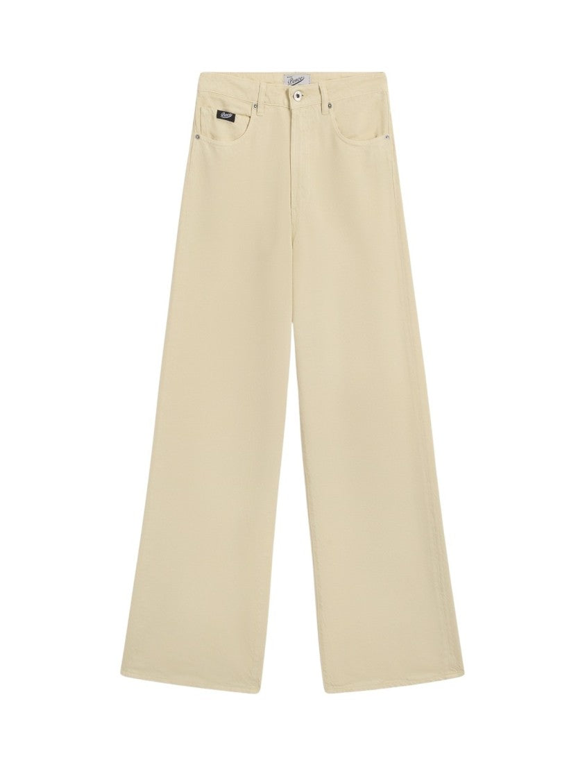 Pence Wide-Leg Five-Pocket Pants With High Waist Design