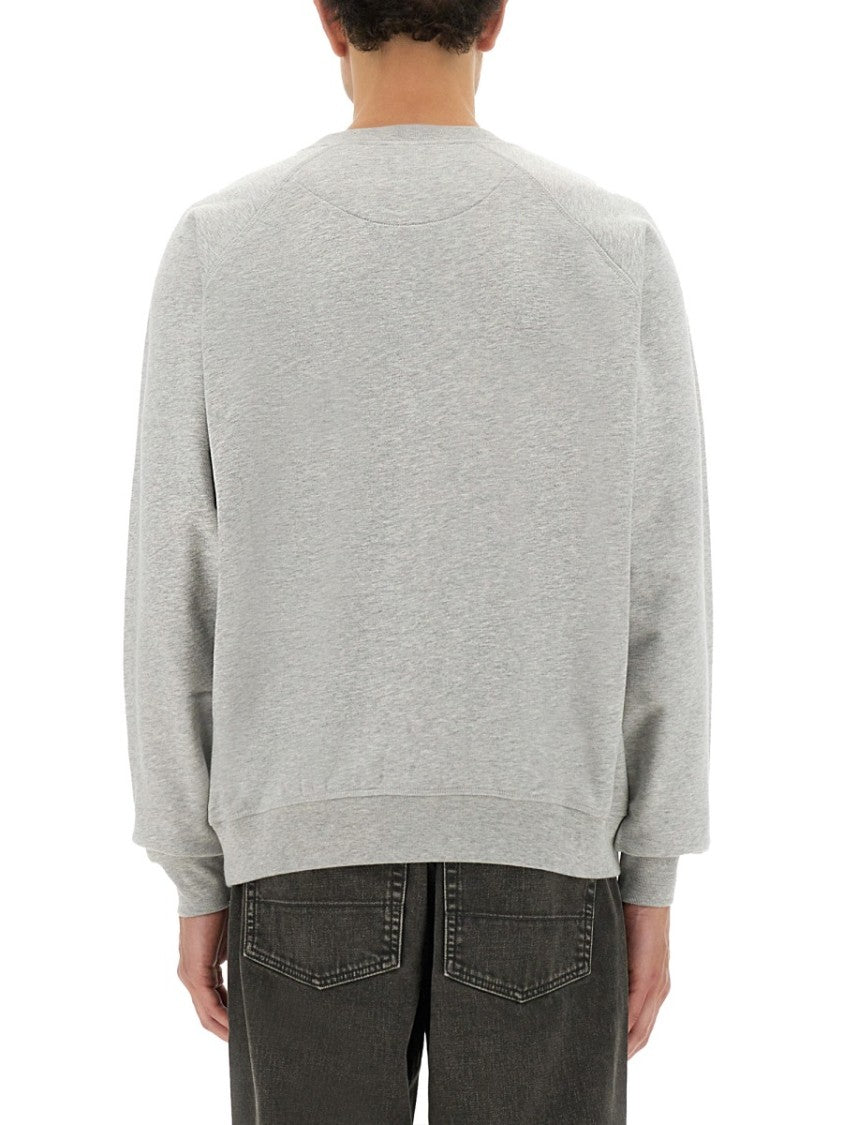 Vivienne Westwood Raglan Sleeve Grey Cotton Sweatshirt