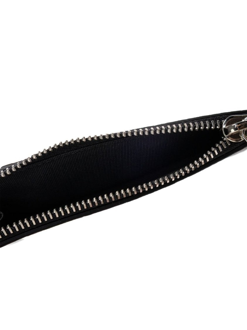 Givenchy Textured Calf Leather Wallet With Zippered Closure