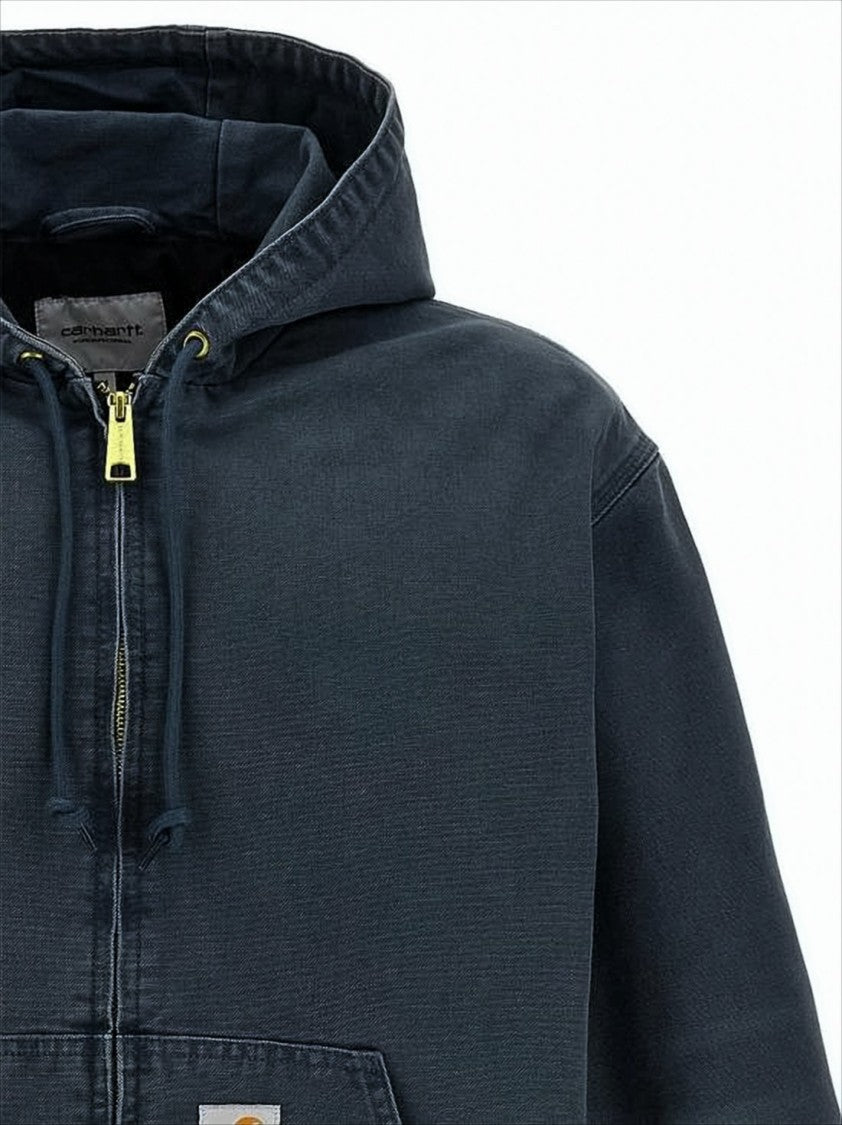 Carhartt Wip Boxy Blue Cotton-Blend Carhartt Wip Active Jacket