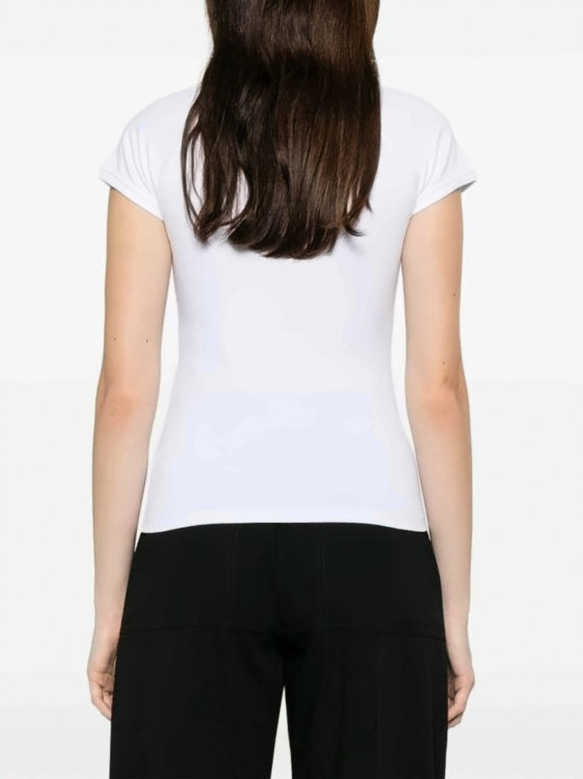 Loewe Fitted Short-Sleeve Top With Minimalist Emblem