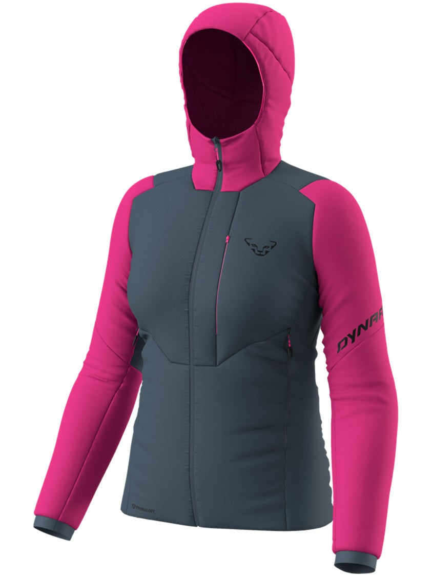 Dynafit Blacklight Prl Grey/Magenta Hooded Sport Jacket