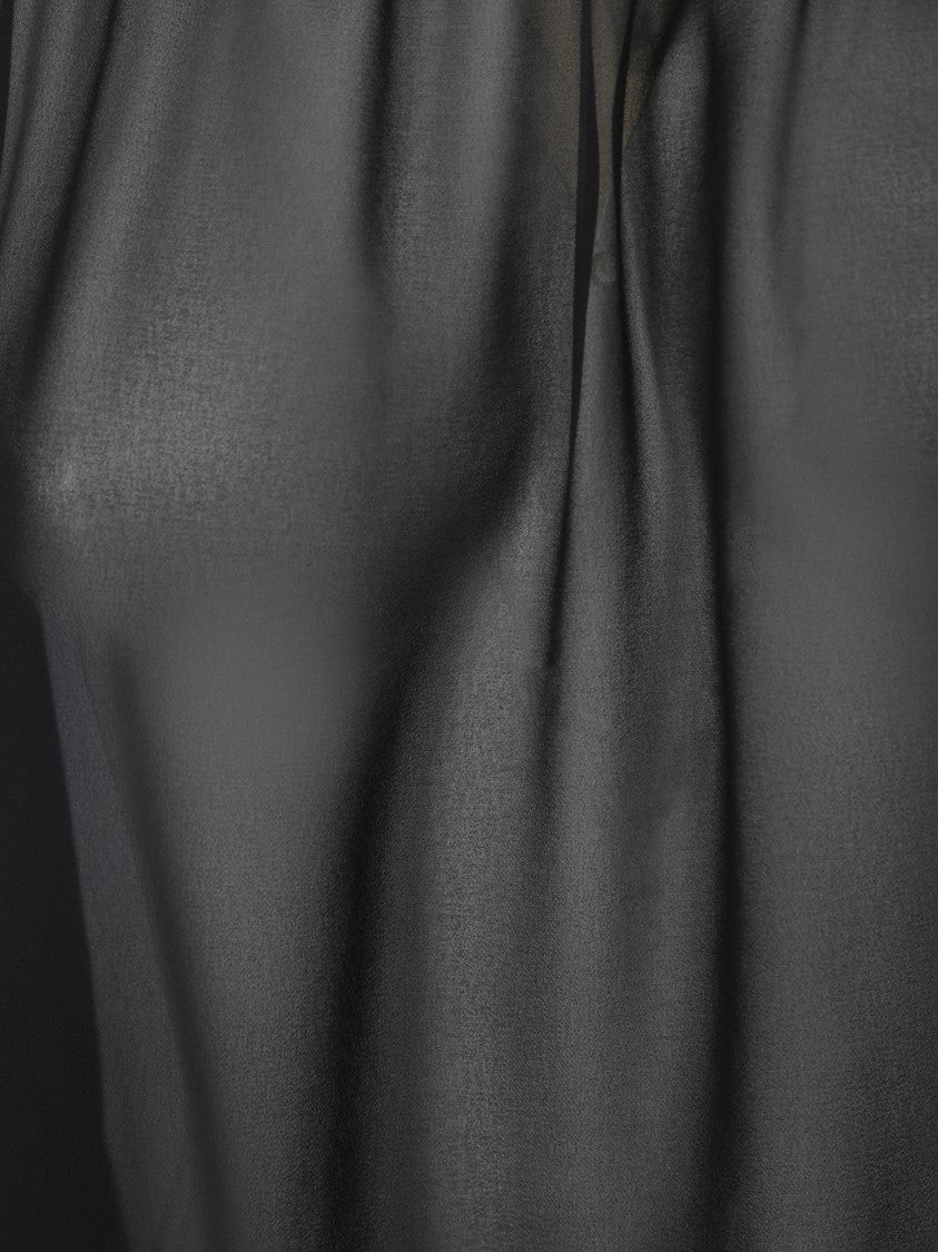 Blanca Vita Scalloped Hem Blouse