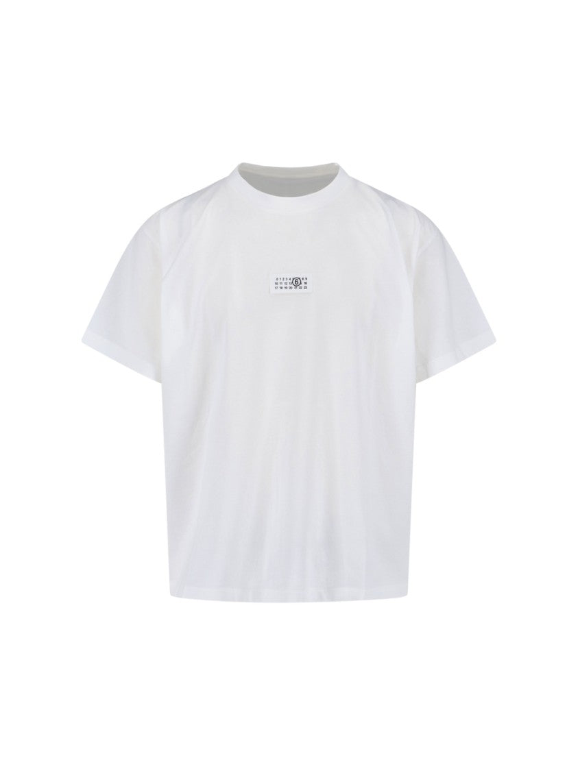 Mm6 By Maison Margiela "Numeric" T-Shirt – White