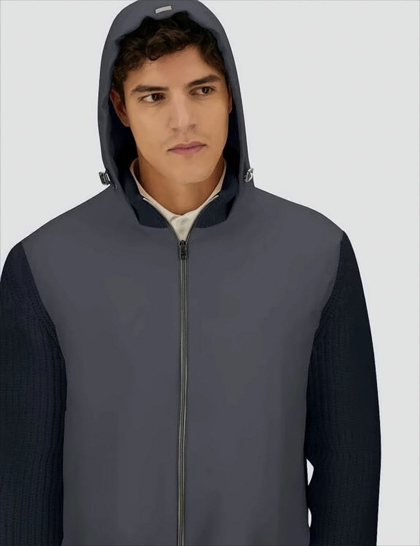 Herno Wool Jacket With High Collar