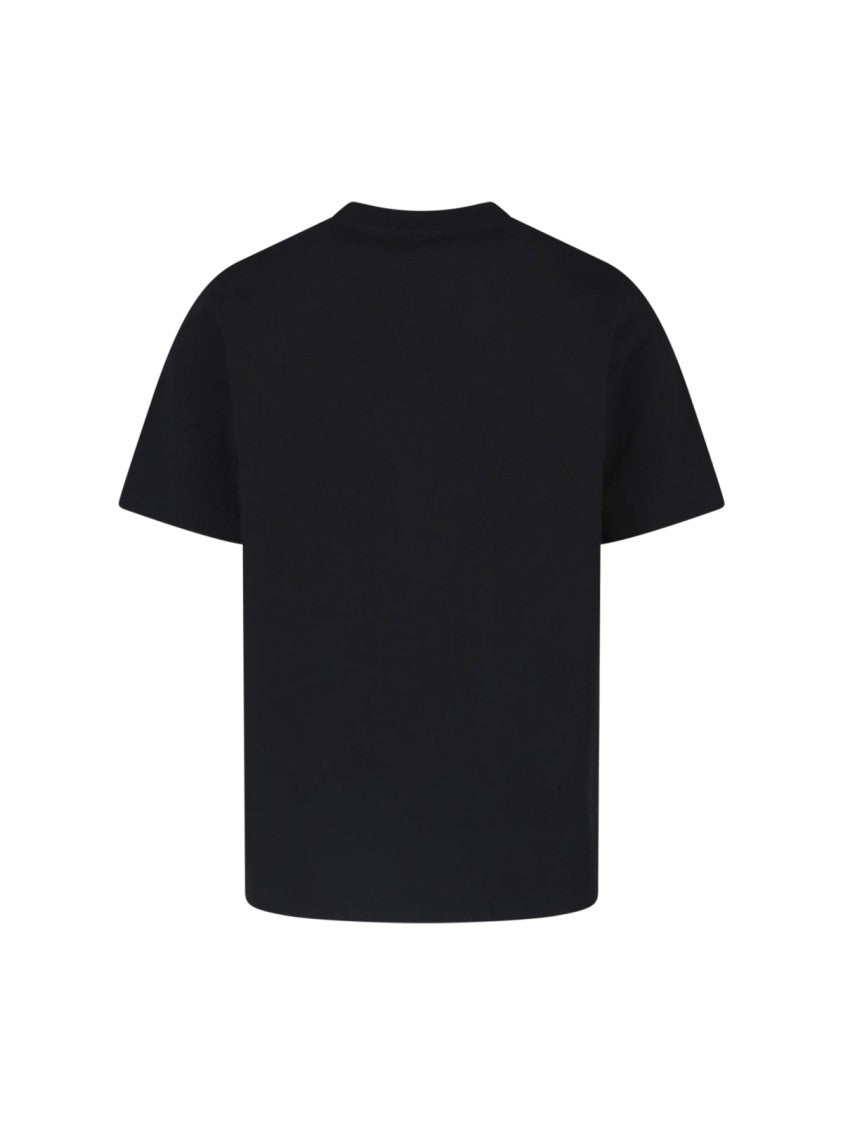 Casablanca Graphic Print Black T-Shirt With Tennis Club Design