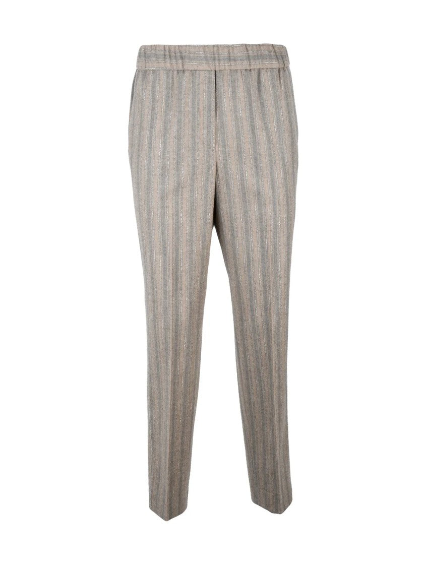 Peserico Peserico Virgin Wool Trousers - Grey