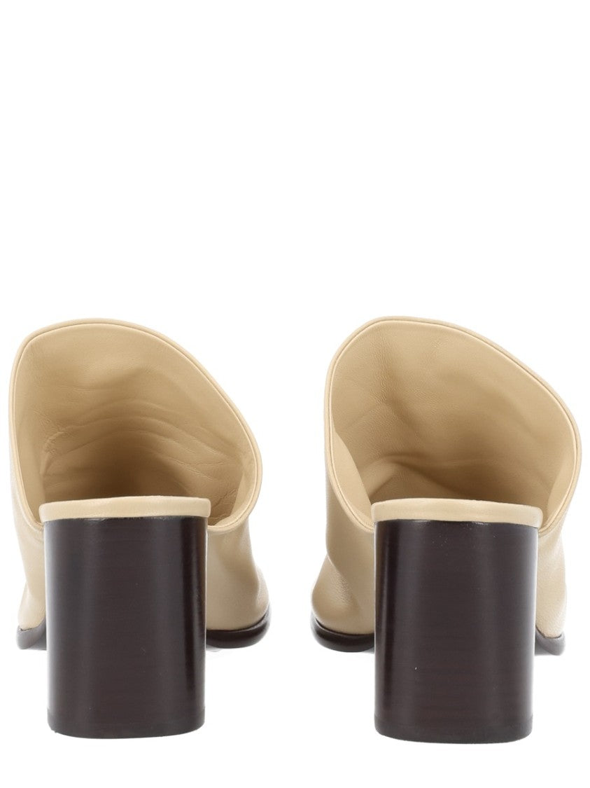 Lemaire Glove Lamb Leather Block Mules