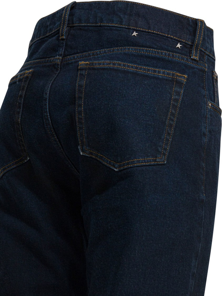 Golden Goose Slim Fit Denim Jeans With Hand Abrasions