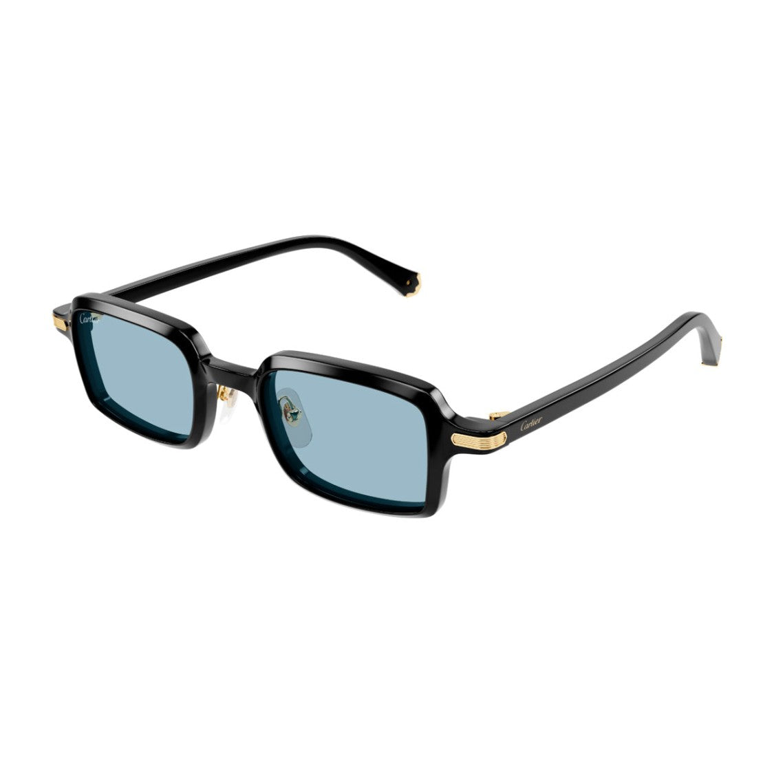 Cartier Geometric Rectangular Sunglasses In Recycled Acetate