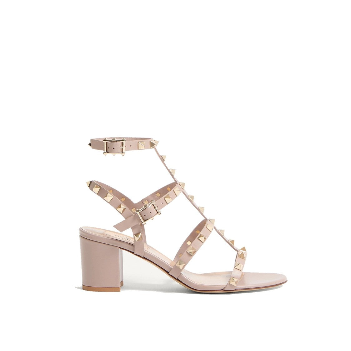 Valentino Garavani Rockstud Sandals With Pyramid-Shaped Studs