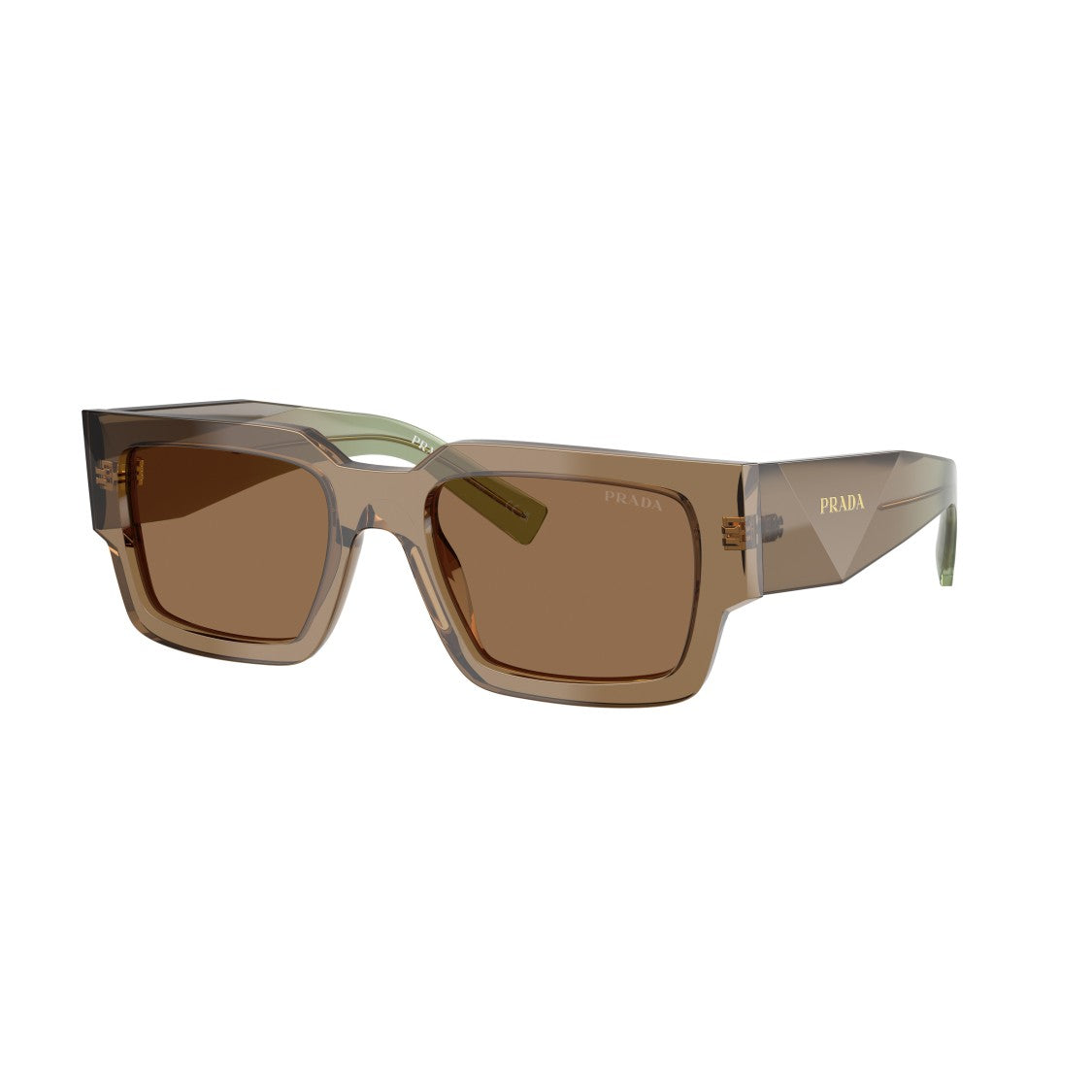 Prada 0Pr B17s Oversized Rectangular Acetate Sunglasses