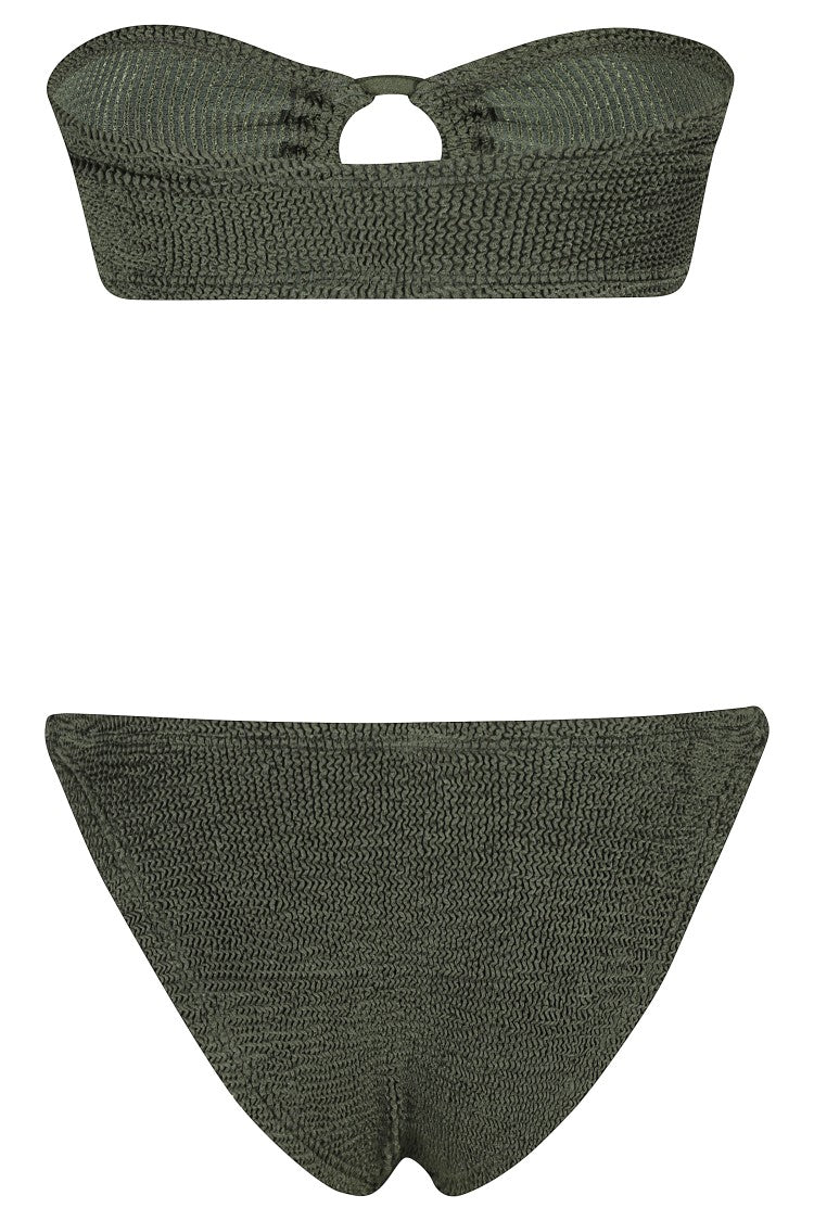 Hunza G Gloria Bikini - Metallic Khaki