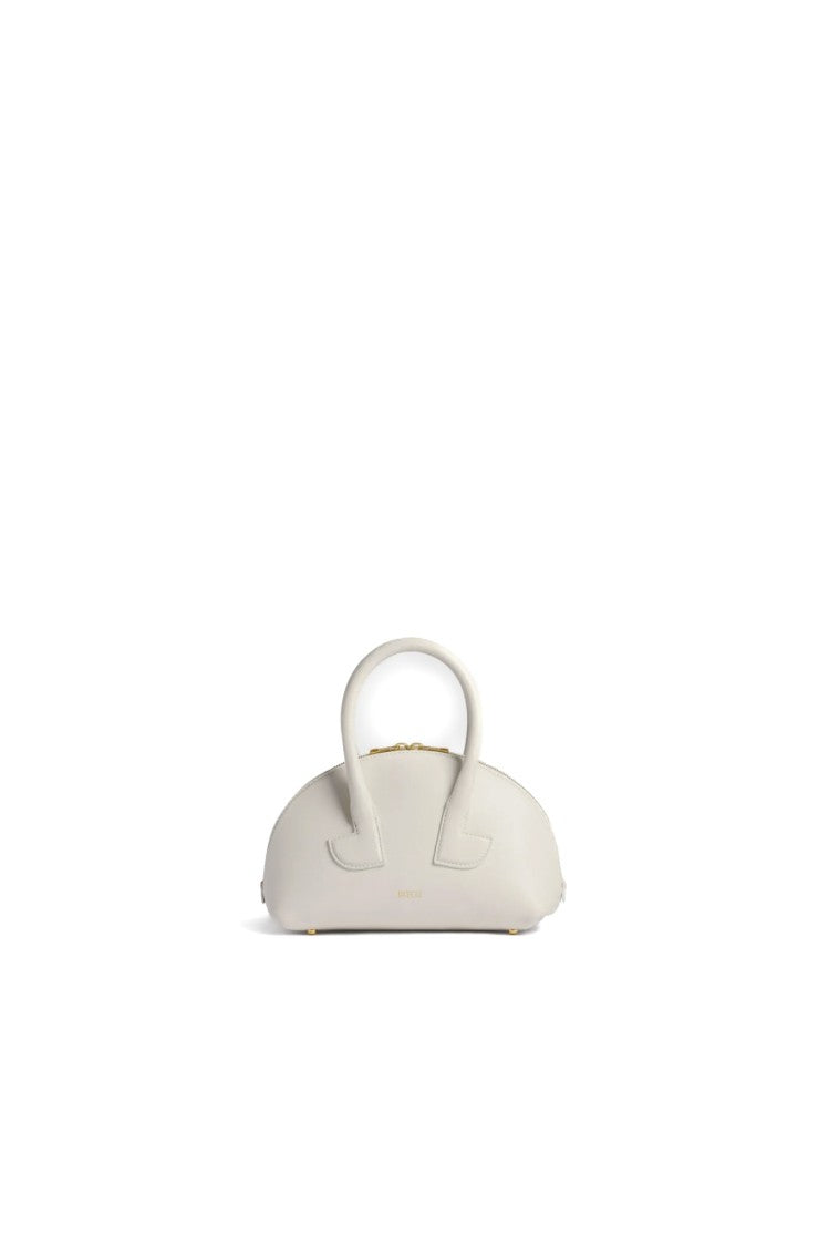 Patou Smooth Leather Bowling Handbag