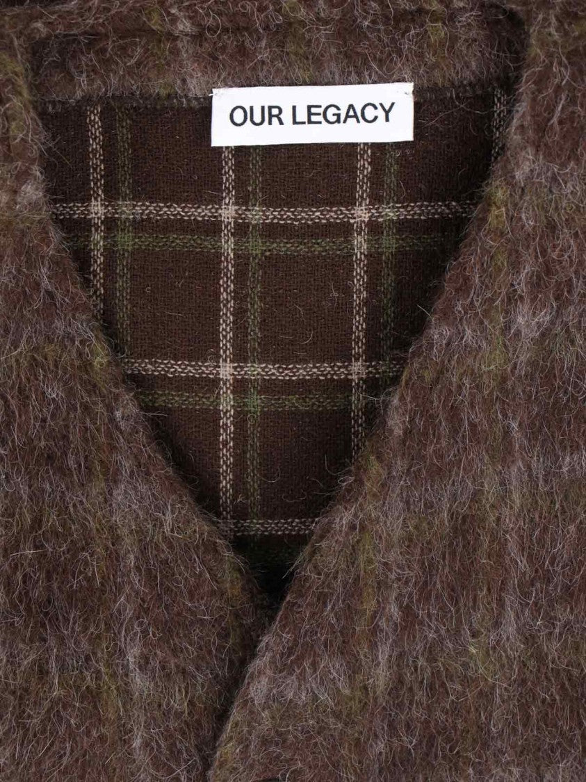 Our Legacy Plaid Cardigan – Brown
