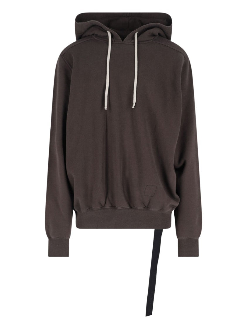 Drkshdw By Rick Owens Hollywood Hoodie – Dark Brown