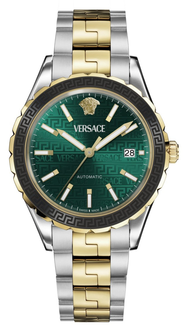 Versace Automatic 42Mm Green Dial Versace Hellenyium Watch