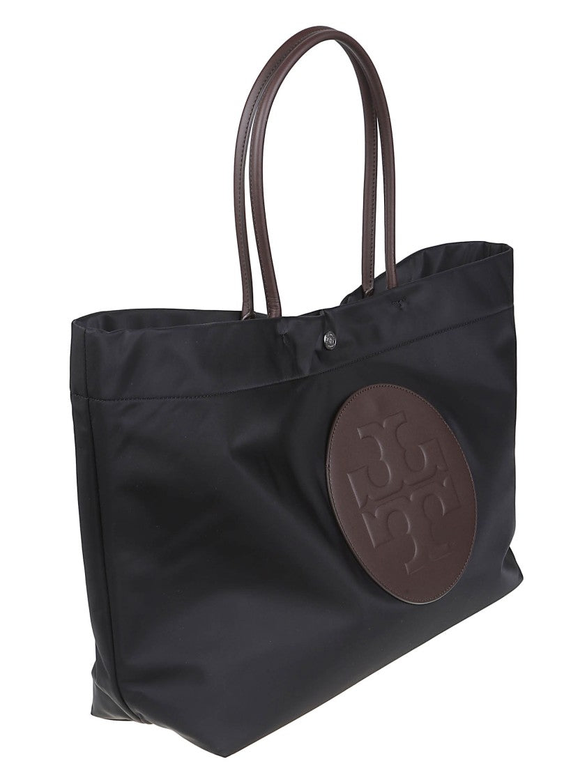 Tory Burch Ella Twist Polyamide Embossed Tote Bag