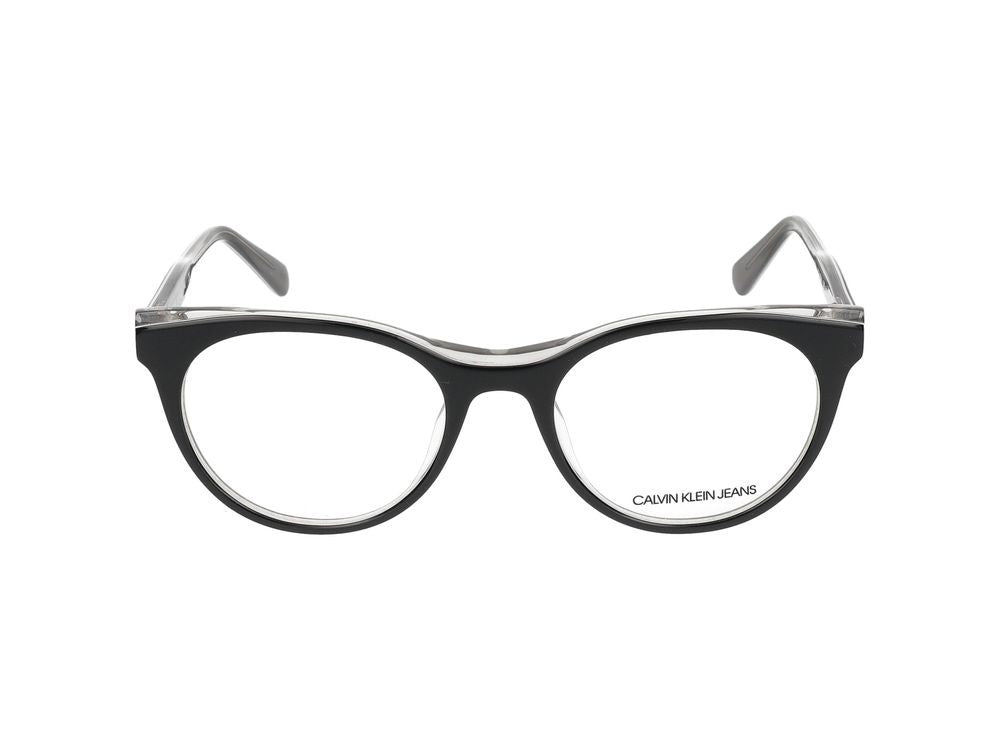 Calvin Klein Jeans Eyeglasses Ckj19511 076 Black/Crystal Smoke 51/19/135