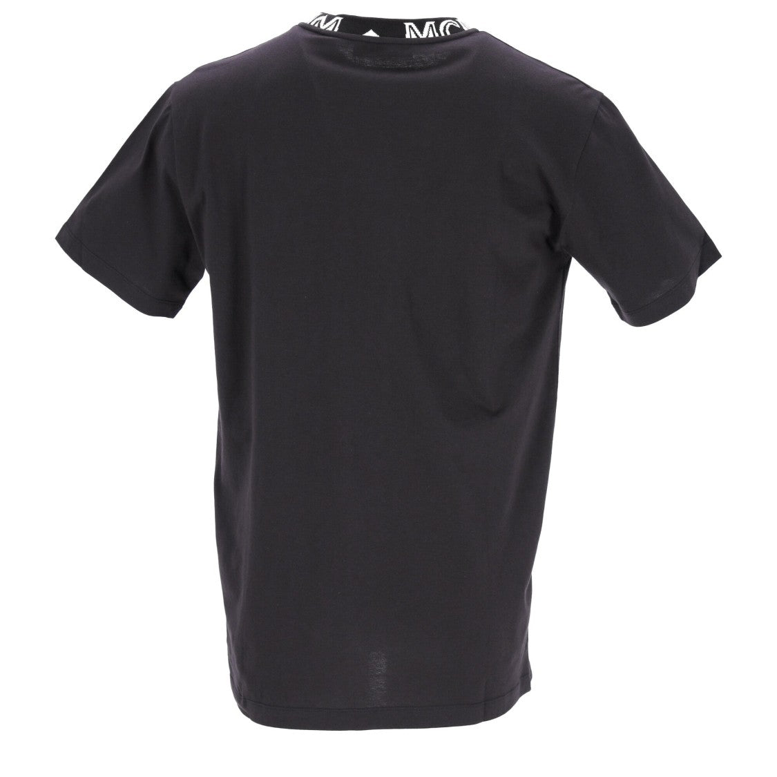Mcm Logo Collar T-Shirt With Distinctive Branding