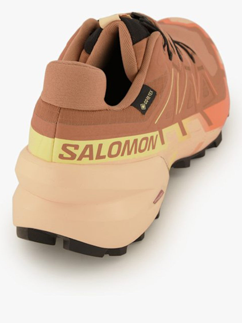 Salomon Brown Speedcross 6 Gtx Rugged Running Sneakers