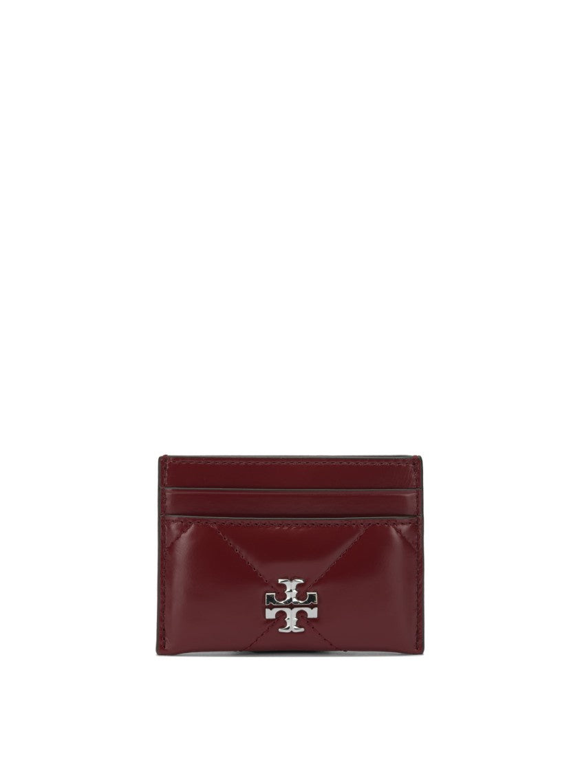 Tory Burch Compact Quilted Leather Card Holder