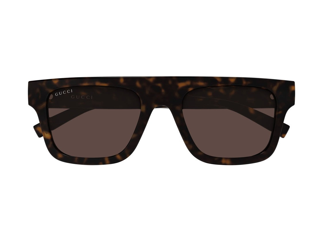 Gucci Tortoiseshell Gg2235s Oversized Square Sunglasses