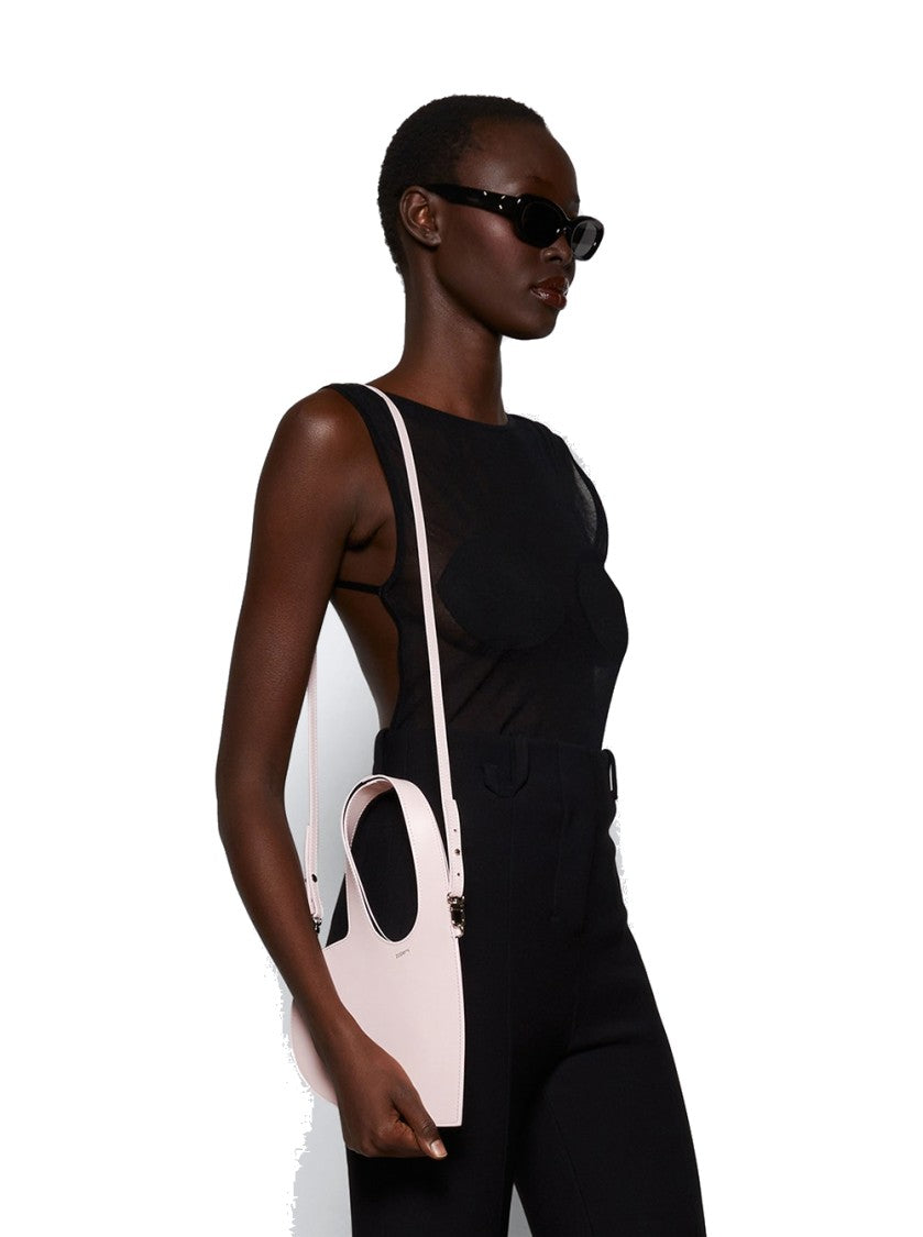 Coperni Crossbody Baby Heart Tote Bag Pink