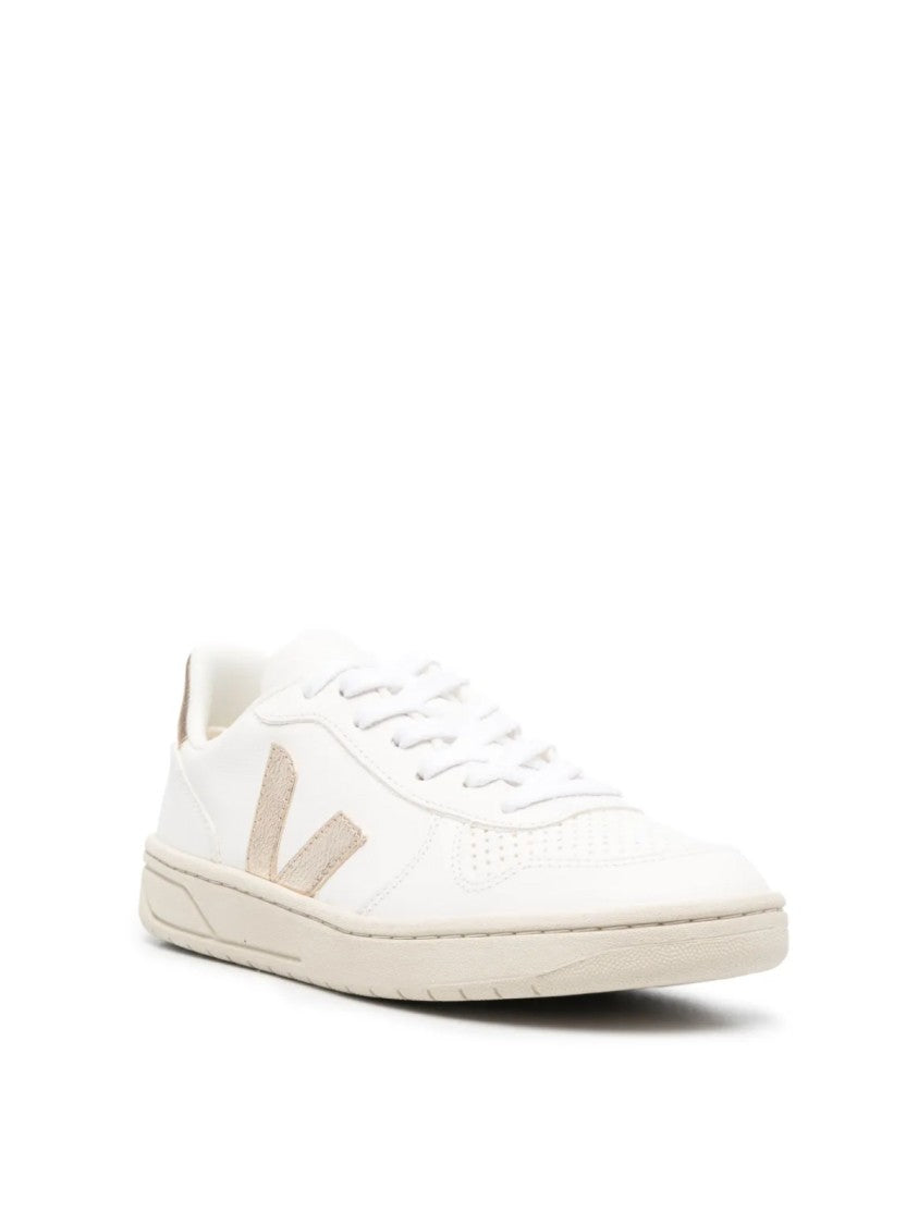 Veja V-10 Chromefree Leather Sneakers