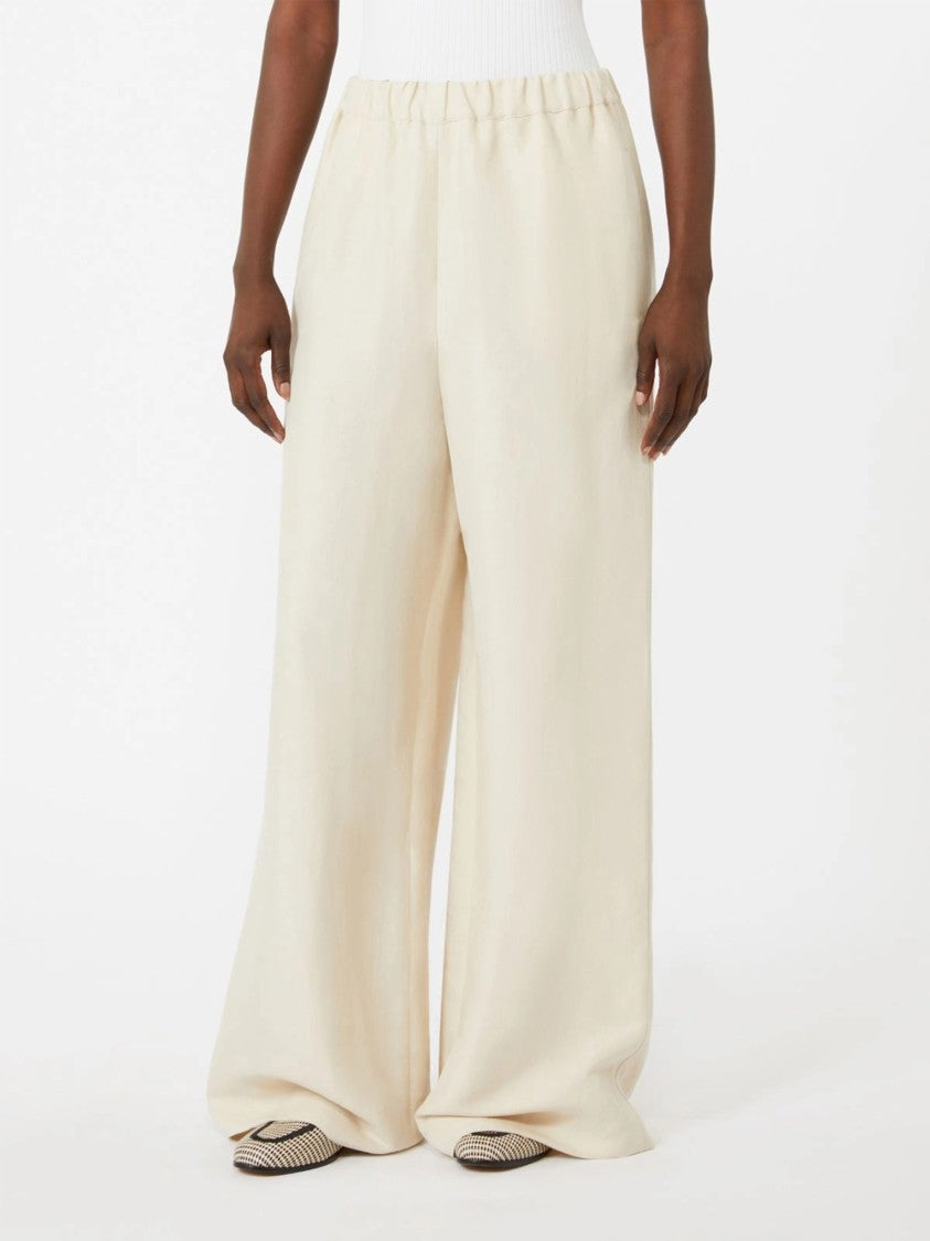 Max Mara Wide-Leg Pants With Elastic Waistband