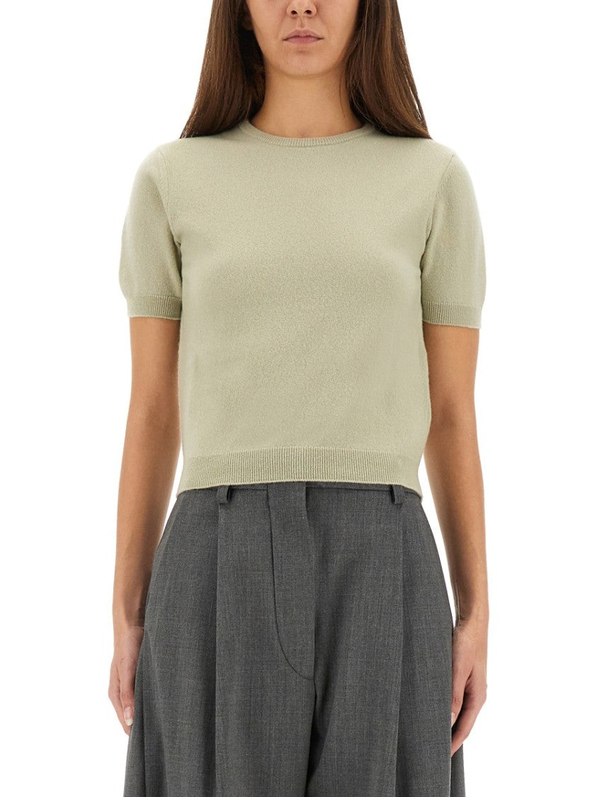 Maison Margiela Wool Crew Neck T-Shirt