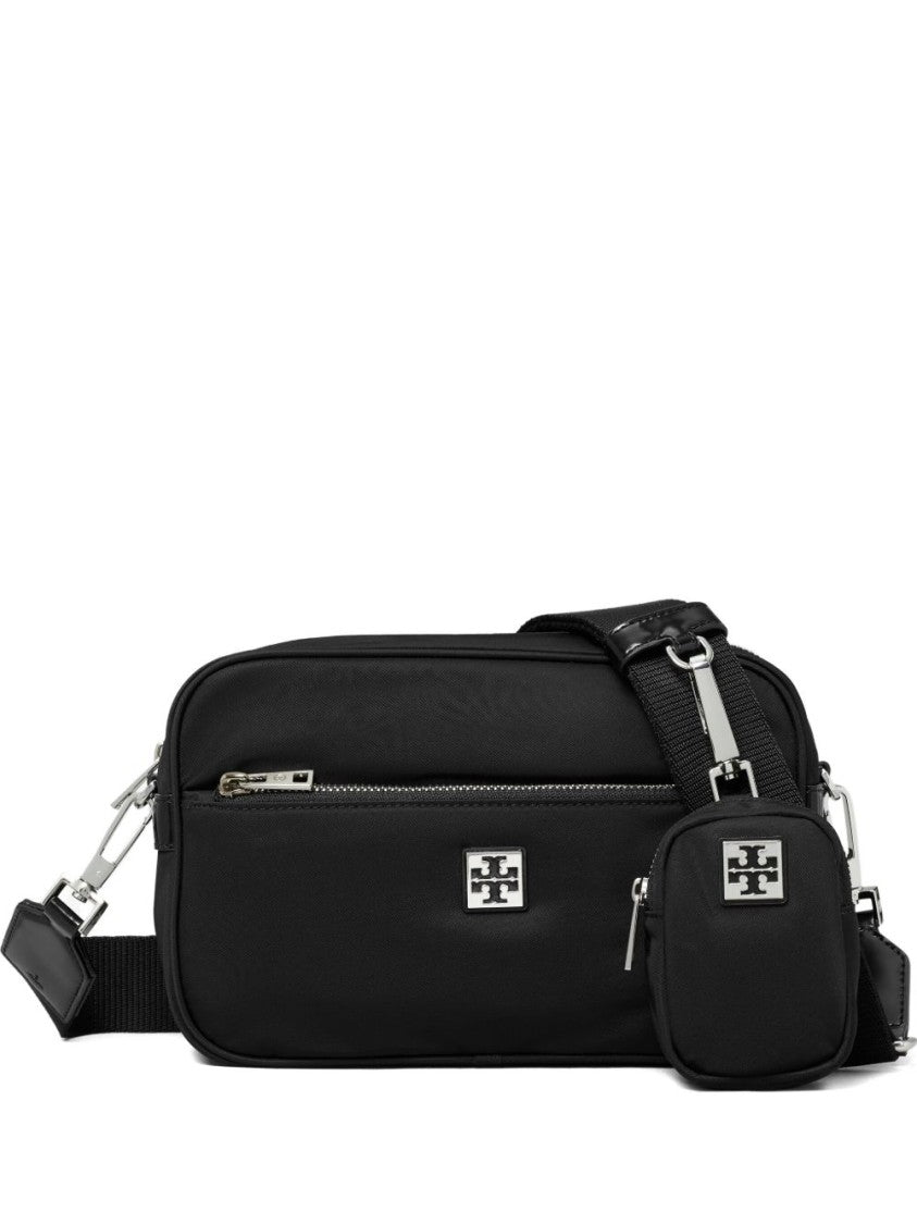Tory Burch Virginia Black Shoulder Bag With Adjustable Strap