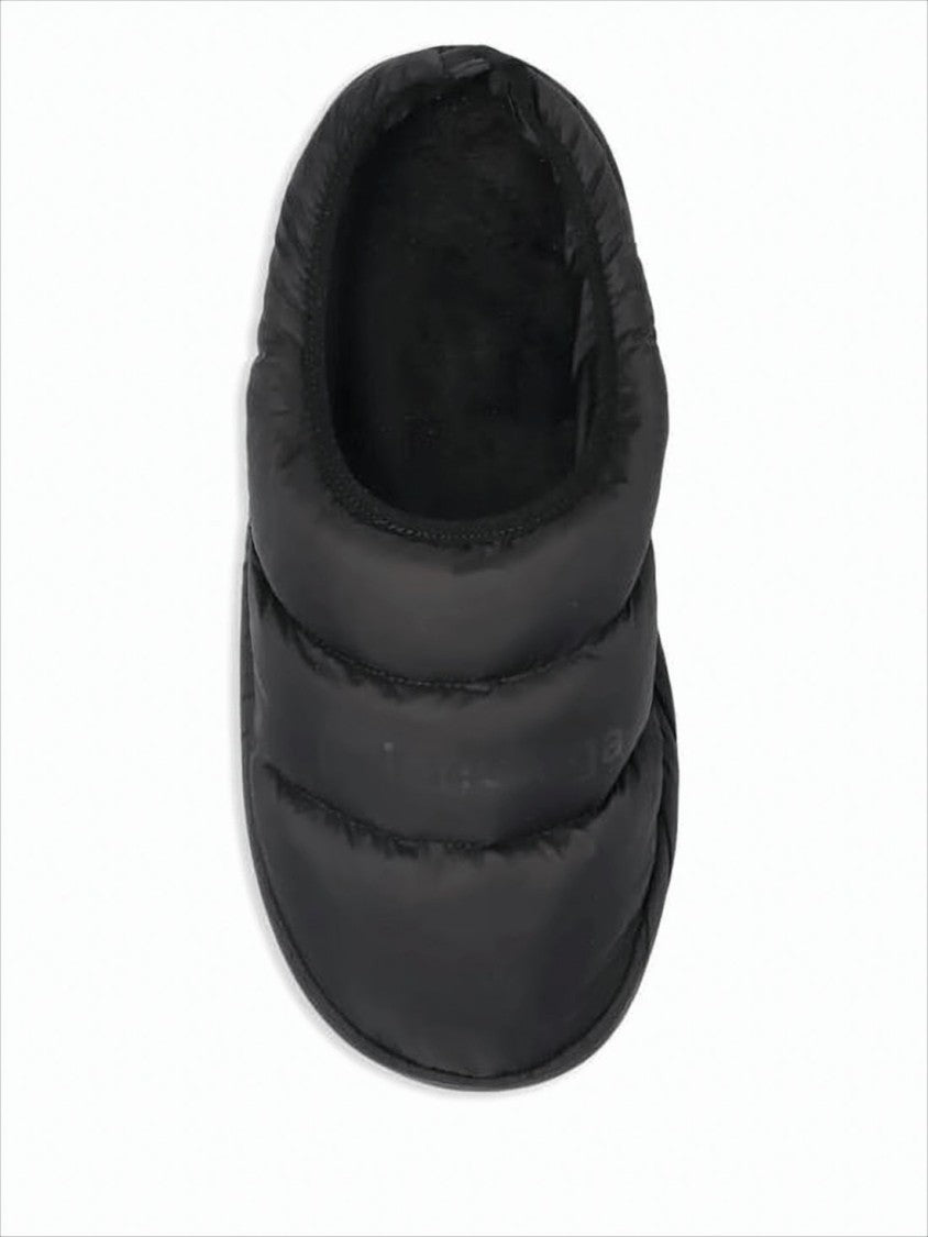 Balenciaga Padded Quilted Black Slippers With Soft Cushioned Upper