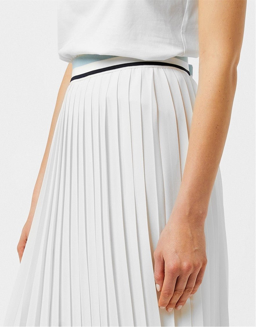 Moncler Pleated Logo Midi Skirt