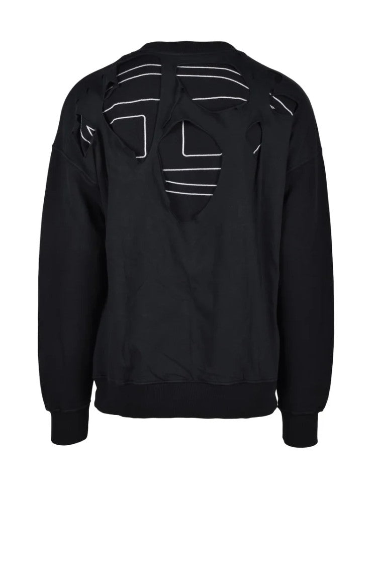 Diesel Long Sleeve Black Sweatshirt