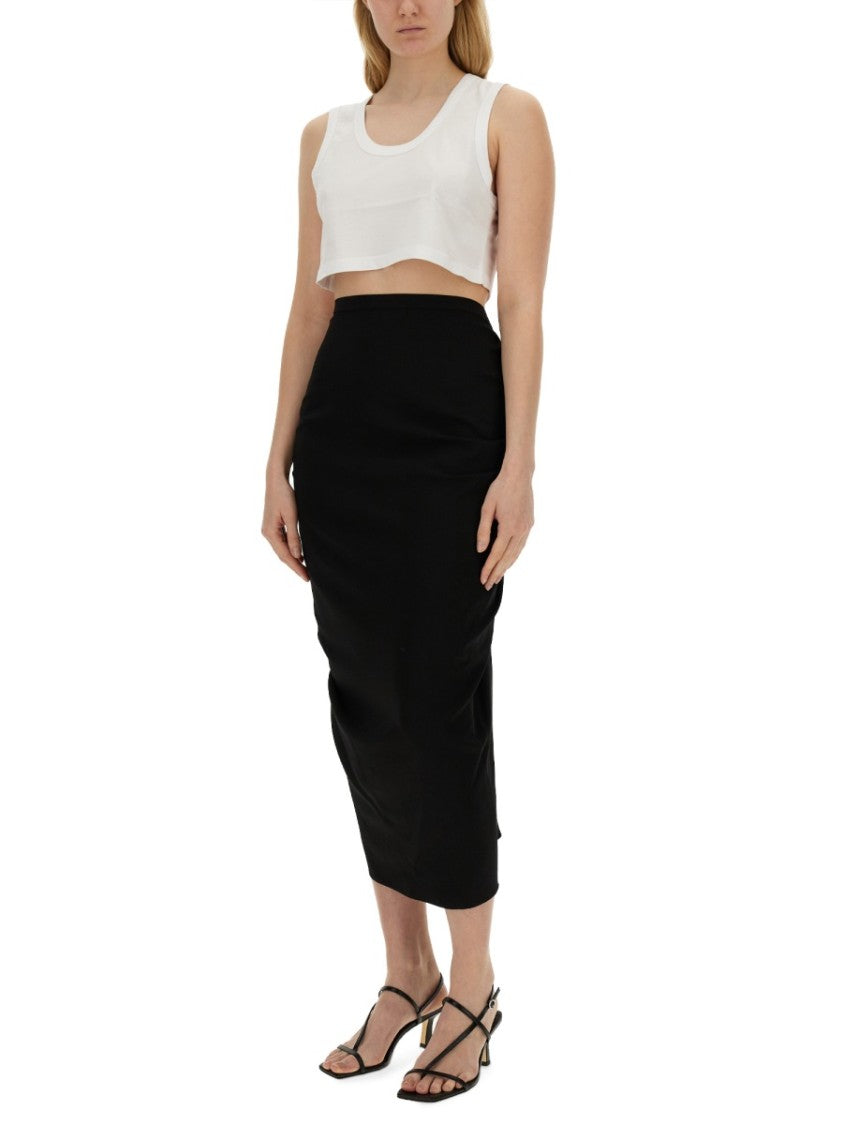 Dries Van Noten Draped Skirt Crafted