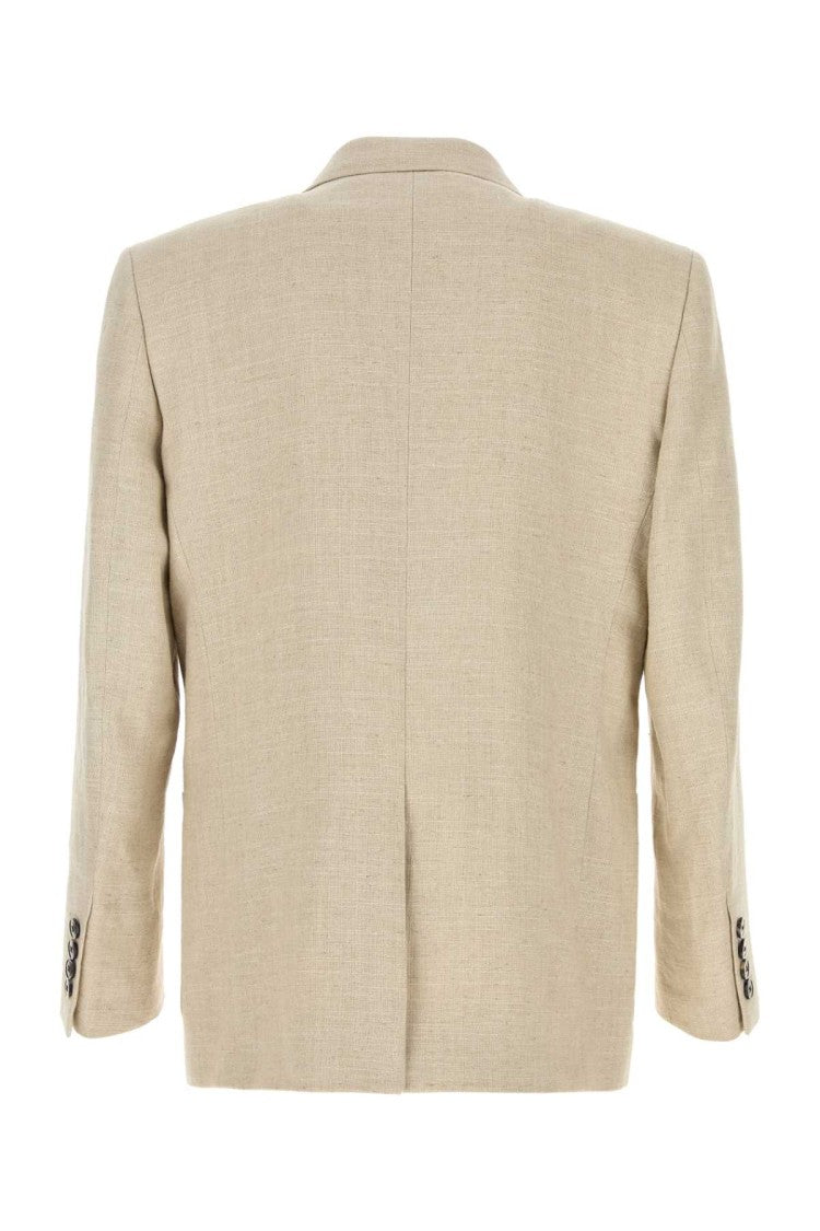 Valentino Garavani Beige Linen Blend Blazer
