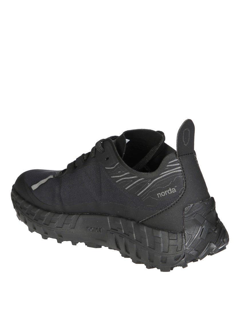 Norda Black Bio-Dyneema Reflective Sneakers