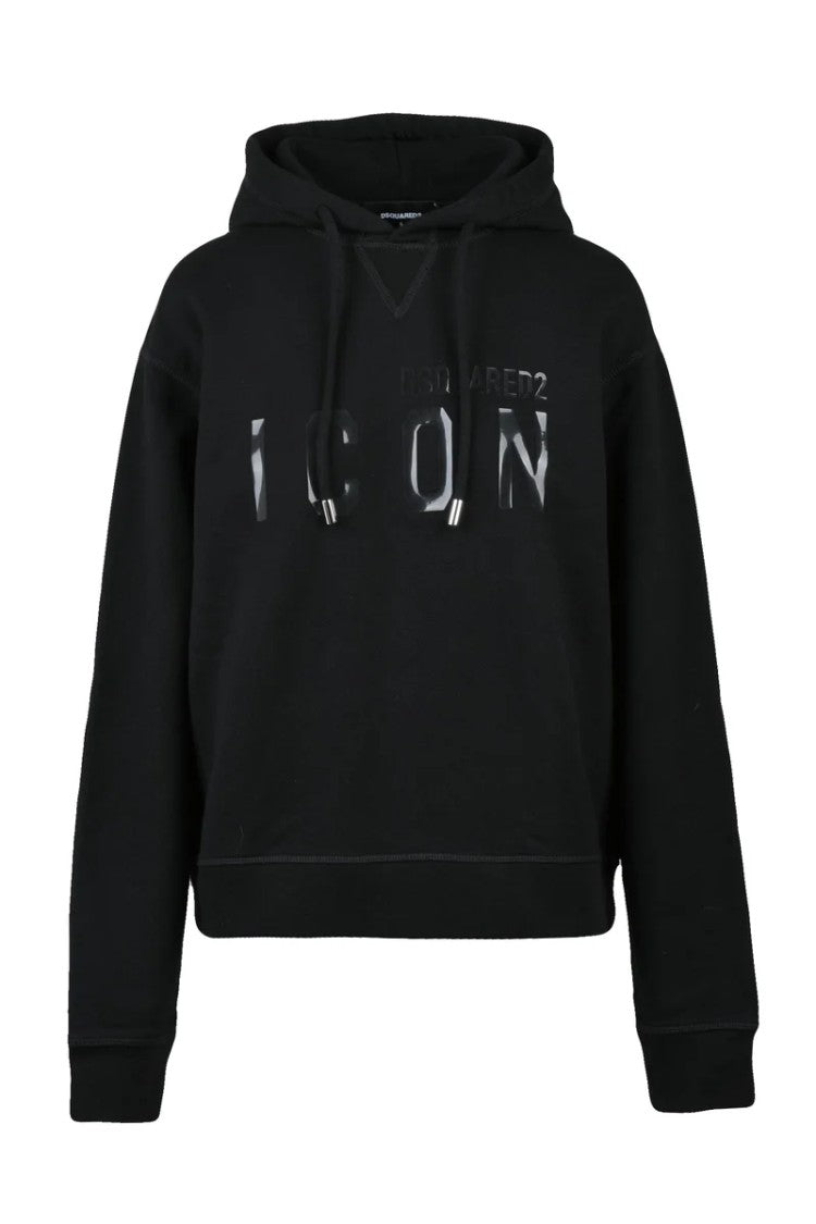 Dsquared2 Relaxed-Fit Black Hoodie
