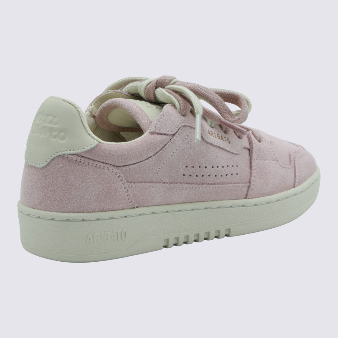Axel Arigato Suede Sneakers With Pastel Pink Upper
