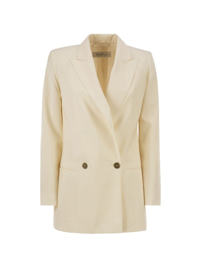 Max Mara Tailored Double-Breasted Classic Lapel Jacket