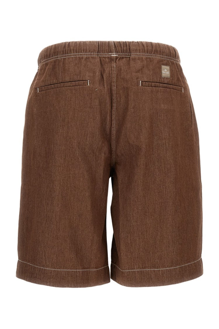 Paul Smith Relaxed Fit Cotton Bermuda Shorts