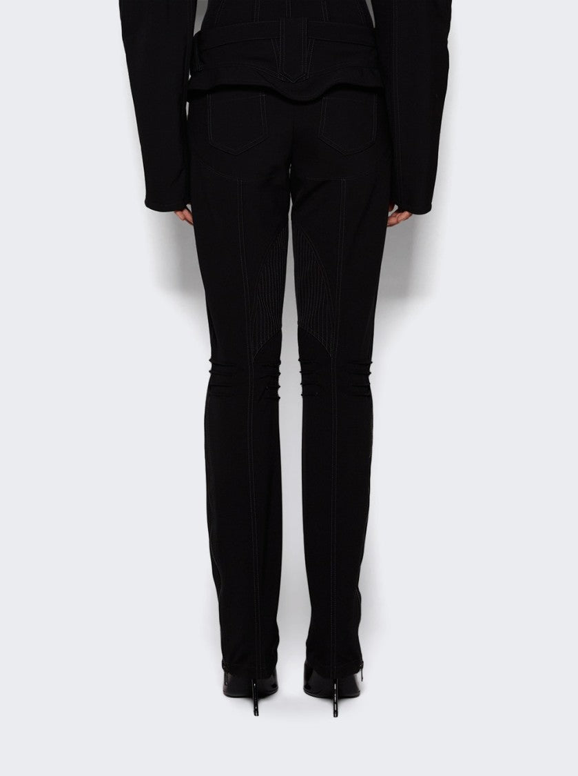 Mugler Zipped Scuba Pants