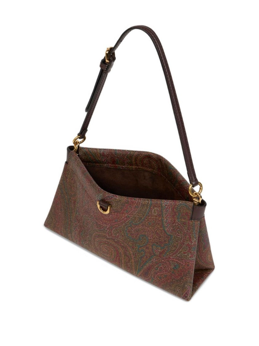 Etro Rectangular Paisley Jacquard Clutch