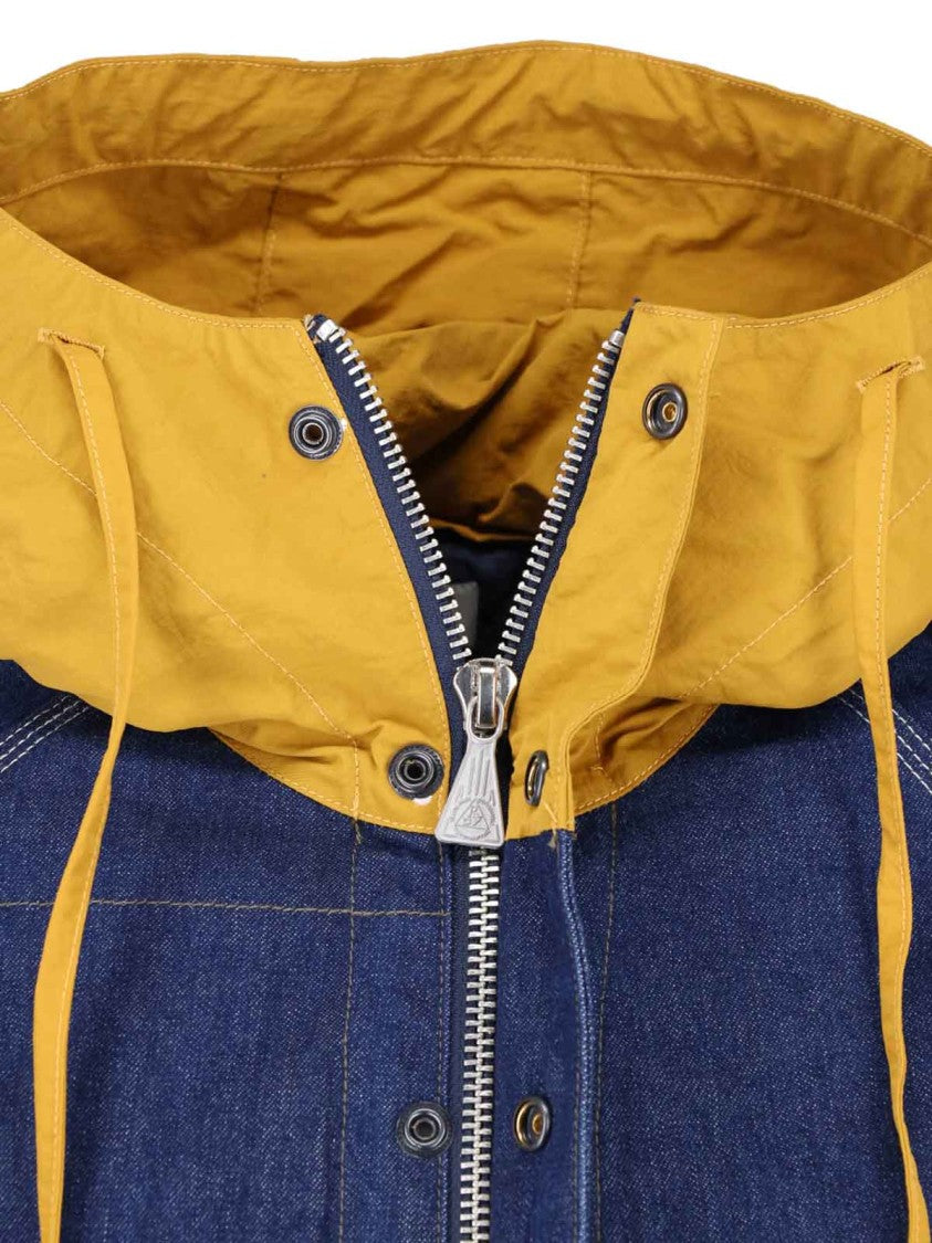 Roy Roger's Blue Chore Raw Denim Hooded Jacket