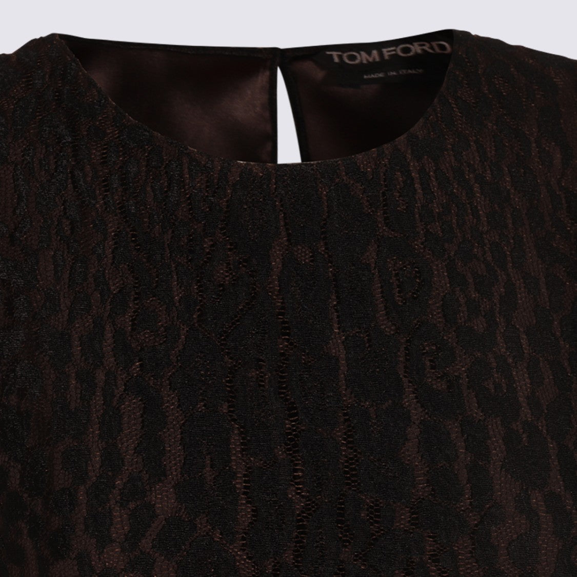 Tom Ford Black And Brown Top