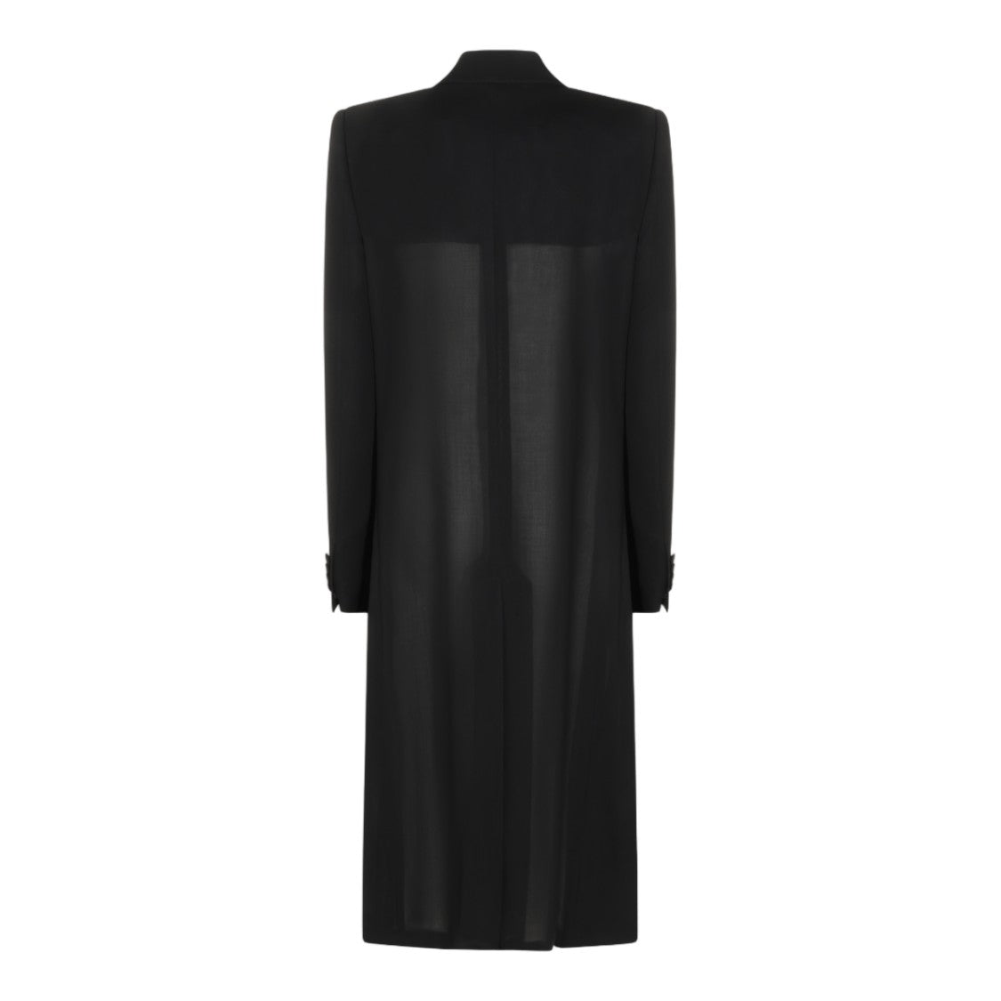Tom Ford Double-Breasted Long Coat With Textured Finish