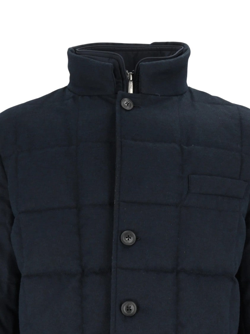 Fay Giacconi Quilted Stand Collar Jacket