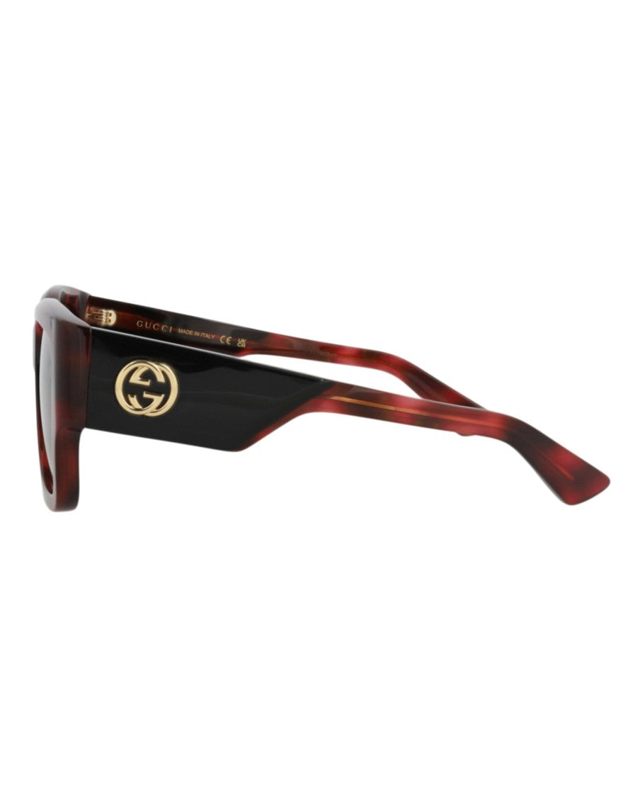 Gucci Square-Frame Recycled Acetate Sunglasses