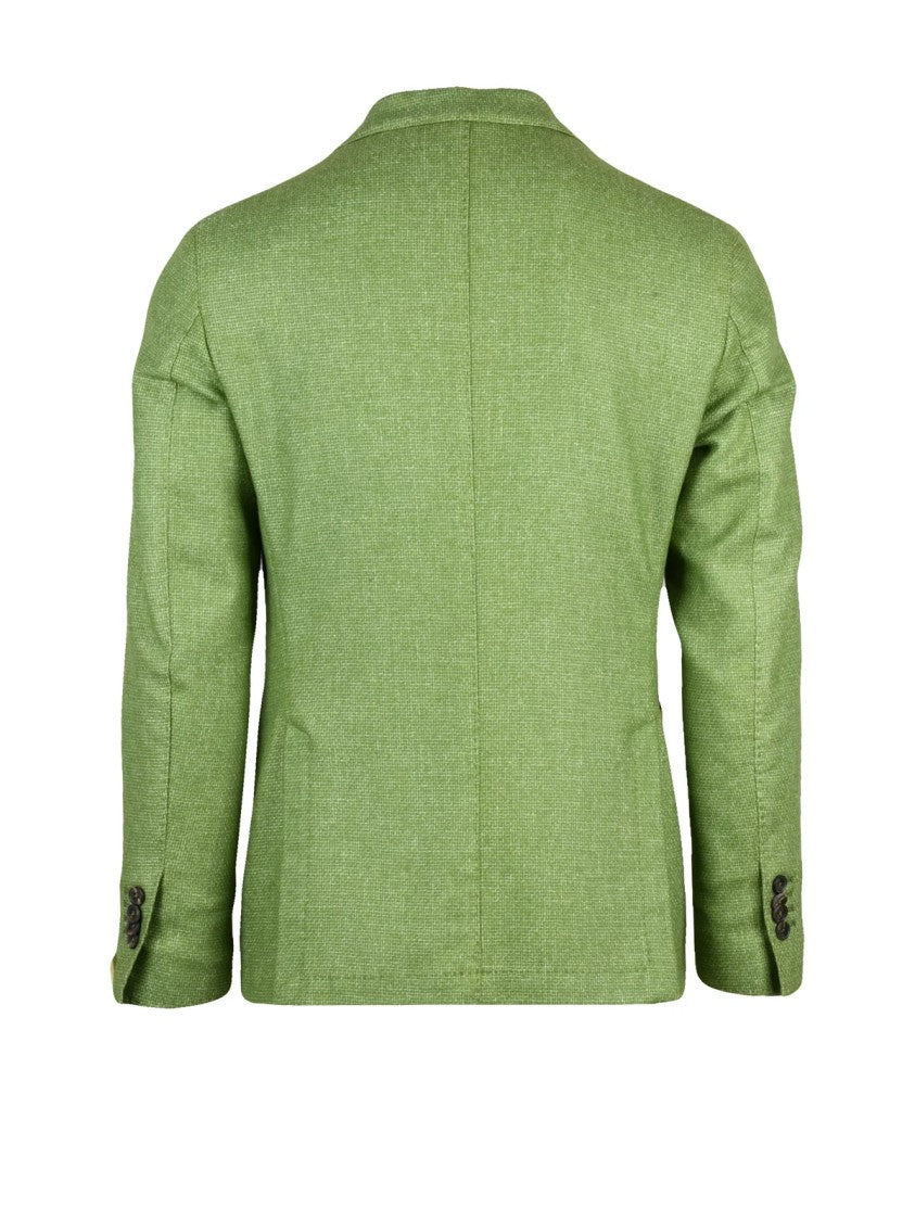 L.B.M. 1911 Rounded Unlined Jacket With Notch Lapel And Buttoned Cuffs